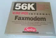 Sterling Communications 56K V.92 PCI Internal Fax Modem Model S20