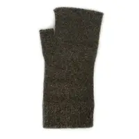 在飛比找樂天市場購物網優惠-棕褐色紐西蘭貂毛羊毛袖套手套 保暖露指手套-美型袖套造型女用