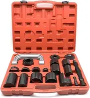 Car Ball Joints 21 PCS/Set Ball Joint Press Kit Install Adapter Tools Disassembly C-Type Ball Joint Puller Ball Stud Bolt