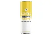 Vodka Cruiser Sugar Free Pineapple, Refreshing Flavoured Pre-Mixed Vodka Drink, 4.6% ABV, 275mL (Case of 24 Cans)