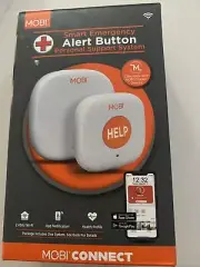 New MOBI Emergency Alert Button Smart Wireless Caregiver Support Monitoring