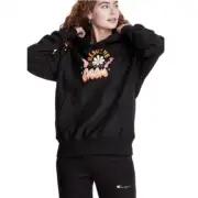 Champion X Steffi Lynn Reverse Weave Resolve To Evolve Boyfriend Hoodie Black XS