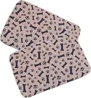COLLBATH 2 Pack Washable Dog Pee Pad Puppy Pads for Training Small Large Dog Mat for Indoor Outdoor Use