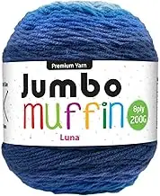 Jumbo Muffin 8-Ply Premium Knitting Yarn 200 g, Luna