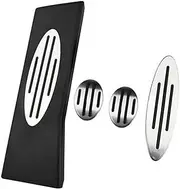 Yurefax Pedal Pad, for BMW, for MINI, for Cooper, for JCW S F54 F55 F56 F60 R55 R56 R60 R61 Car Pedals Footrest Gas Brake Clutch Pedal Cover Auto Accessories Car Clutch Pedal(Black MT with Rest)