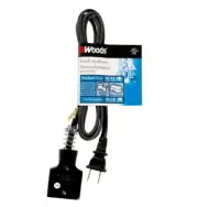 6 Foot Appliance Cord HPN Roasters Broiler Vinyl Resists Moisture Sunlight Black