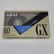 AKAI GX 60 Japan TYPE II Cassette Tape Sealed