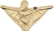 [Kweltzeit] Men's Sexy Hipster Briefs Underwear Ice Silk Low Waist Novelty Thong Exotic Underwear For men