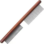 flea comb for cats,flea comb for dogs - flea comb for kittens multi-purpose flea comb for dogs,fine tooth dandruff brush,reusable dog comb