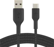 Belkin 3m Braided USB-C to USB-A Cable Black