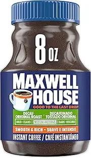 Maxwell House Original Roast Decaffeinated Instant Coffee, 8 oz Jar