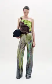 [Silvia Tcherassi] Dalal Abstract Sequin Pants