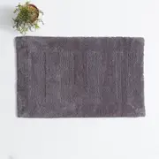 Renee Taylor Retreat Cotton Reversible Bath Mat Nickel