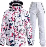[Generic] Men's And Women's Ice Snow Jacket Belt Pant Snowboarding Clothing Waterproof Ski Suit Sets Wear Winter Costume