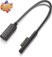 Surface Connect to USB-C Charging Cable, Compatible Pro 7/6/5/4, Laptop, Book