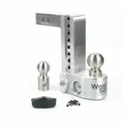Weigh Safe Hitches WS8-2 Adjustable 8" Drop Hitch Ball Mount; 2" Shaft