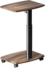 Pc Stand 2-Tier CPU Stand with Wheels, Height Adjustable PC Tower Stand Mobile Laptop Desk Rolling Cart for Home Office CPU Stand