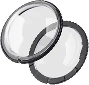 Lens Guards for Insta360 X4 Rotating Protector Cover Tempered Glass Front Back Camera Lens Guards Anti-Scratch Len Protection Frame Protective Guard Accessories
