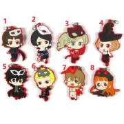 Japan Anime Persona5 PERSONA 5 P5 Rubber Strap Charm Keychain Key Ring Cosplay