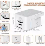 Bubble Machine, Nonkeng White Built-in Tank and Bubble Maker, Automatic.