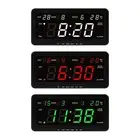 Digital Wall Clock Professional Temperature Display for Bedroom Office Gym