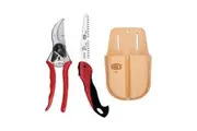 Genuine Felco Model 2 secateurs with folding saw + double holster official Felco