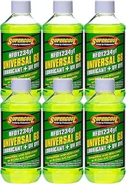 TSI Supercool POE 68 Viscosity Oil with UV Dye 1234yf EV Electric Vehicle 8oz 6-Pack
