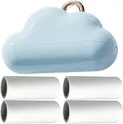 Lint Ball Remover - Pet Fuzz Remover,Small Hair Remover, Portable Clothing Lint Remover with 4 Refills for Coverlet, Furniture, Couch, Car Cushions