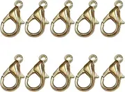 Hohopeti Alloy Lobster Clasp 100pcs Jewelry Making Clasps for Necklace Bracelet
