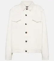 [Loro Piana] Loro Piana Tulus denim jacket AU 18 white