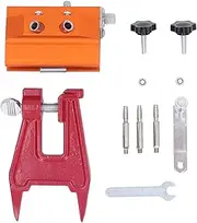 Yomiyuyr Chainsaw Sharpener Tool Kit, Portable Hand Crank Sharpening Set, with Guide Bracket, for Chainsaw Chain Maintenance