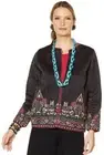 Rara Avis by Iris Apfel Embroidered Quilted Jacket Size MEDIUM M NEW $199