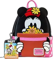 [Loungefly] Disney Archives: 'Walt Disney's Wonderful World of Gardening' Earth Day Mini-Backpack, Amazon Exclusive, Multicolor, S, Casual
