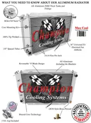 Cold 2 Row 1" Tubes Radiator W/ 16" Fan for 1979 - 1993 Ford Mustang #AE138 (for: Ford)