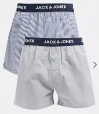 在飛比找Yahoo!奇摩拍賣優惠-Jack & Jones 2 pack woven trun