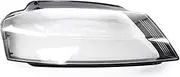 Headlight Headlamp Clear Len for Shell Lampshade Cover,Compatible With A3 8P Facelift(Right)