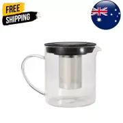 Heat Resistant Glass Teapot with Stainless Strainer Filter Infuser Tea 1000ml