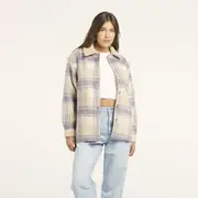 Strokes Plaid Coat