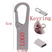 128MB-8GB Lot 50pcs USB Flash Drive Memory Pen Stick Key Ring Gift Custom LOGO