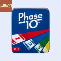 在飛比找蝦皮購物優惠-【免運】鐵盒 Phase 10 Card Game UNO 