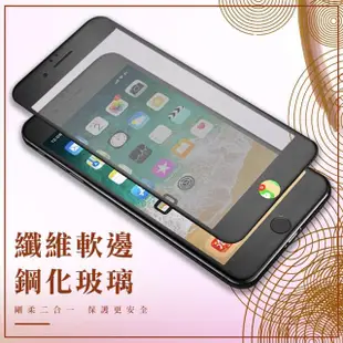 iPhone 6 6S 軟邊滿版霧面9H玻璃鋼化膜手機保護貼(3入 iPhone6s保護貼 iPhone6SPlus保護貼)
