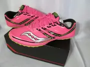 Saucony Kilkenny XC7 Flat Women's Spike Running Shoes Pink/Rose, Size 11 M
