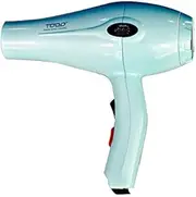 Todo 2000W Ionic Ceramic Anti Frizz Hair Dryer Digital Temperature Lcd Blue
