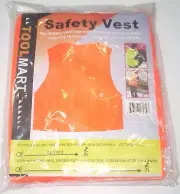 2 Orange Safety Vests Traffic Industrial Safety OSFA Increase Visibility