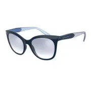Armani Exchange AX4094S 83027B Blue/Gradient Light Blue Mirror Sunglasses 54mm