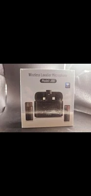 2 Pack Wireless Lavalier Microphone for iPhone iPad Android, Active Noise