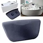PU Bath Neck Back Support Bathtub Spa Head Rest Comfort Relaxing Foam Pillow New