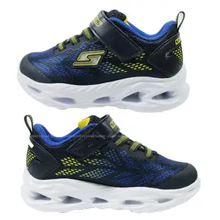 店長精選 (B4) SKECHERS 男童 燈鞋 運動鞋 S LIGHTS: VORTEX-FLASH - DENLO 400030NNVYL 帥氣 男孩布鞋【陽光樂活】