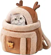 Pet - tragenucksack, Small Dogs | Hot Cat Carrier Bag, Dog Design Elk Holder, Front Holder for, Breathable Pet