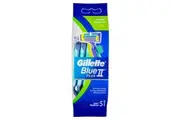 Gillette Blue Ii Ultragrip Pivot Disposable Shaving Razor 5 Pack